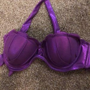 Purple Shell Bikini Top